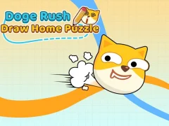 Xogo Doge Rush Draw Puzzle Home en liña