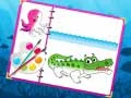 Xogo Libro de colorear criaturas mariñas en liña