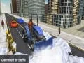 Xogo Simulador de condución de estrada: Gran limpeza de neve en liña