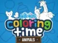 Xogo Hola nenos! Tempo de colorear animais en liña Xogo Hola nenos! Tempo de colorear animais en liña