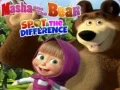 Xogo Masha e o Oso: Atopa as diferencias en liña Xogo Masha e o Oso: Atopa as diferencias en liña