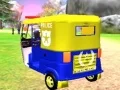 Xogo Condución de Rickshaw Auto da Policía en liña