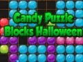 Xogo Bloques de Puzle de Caramelo Halloween en liña