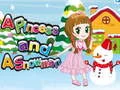 Xogo Unha Princesa e un Boneco de Neve en liña Xogo Unha Princesa e un Boneco de Neve en liña