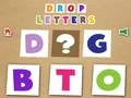 Xogo Deixar caer letras en liña Xogo Deixar caer letras en liña