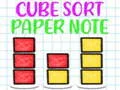 Xogo Clasificación Cubo Nota de Papel en liña