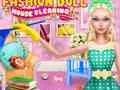 Xogo Limpeza da casa das bonecas de moda en liña