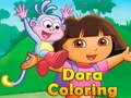 Xogo Dora de Colorear en liña