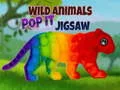 Xogo Animais Salvaxes Pop It Puzzle en liña