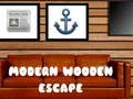 Xogo Escape da Casa de Madeira Moderna en liña