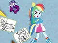 Xogo Libro de Colorear Equestria Girls en liña