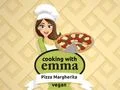 Xogo Cociñando con Emma Pizza Margherita en liña