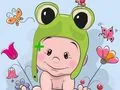 Xogo Diferencias de Bebés Lindos en liña