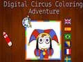 Xogo Aventura de colorear co circo dixital en liña