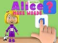 Xogo Mundo de Alice: Crea Palabras en liña