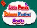 Xogo Panda Pequeño Artesanía de Festivais Chineses en liña Xogo Panda Pequeño Artesanía de Festivais Chineses en liña
