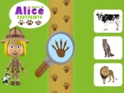 Xogo Mundo das pegadas de Alice en liña