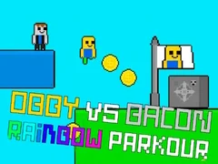 Xogo Obby contra Bacon Parkour Arco da Vella en liña