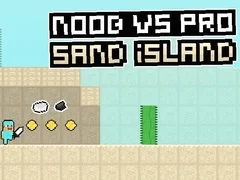 Xogo Noob contra Pro: Illa de Area en liña Xogo Noob contra Pro: Illa de Area en liña