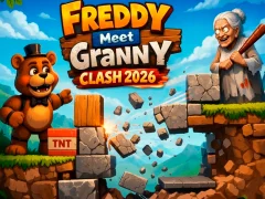 Xogo Freddy Meet Granny Clash 2026 en liña