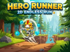 Xogo Hero Runner 2D Endless Run en liña