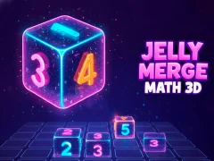 Xogo Jelly Merge Math 3D en liña