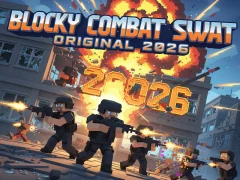 Xogo Blocky Combat Swat orixinal 2026 en liña