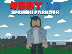 Xogo OBBY 3D Sprunki Parkour en liña