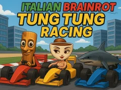 Xogo Italiano Brainrot Tung Tung Racing en liña Xogo Italiano Brainrot Tung Tung Racing en liña