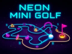 Xogo Neon Mini Golf en liña