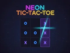 Xogo Neon Tic-Tac-Toe en liña