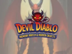 Xogo Devil Diablo Memory Match e obxectos ocultos en liña