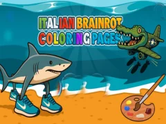 Xogo Páxinas para colorear italianas de cerebro en liña