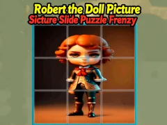 Xogo Robert the Doll Picture Slide Puzzle Frenzy en liña