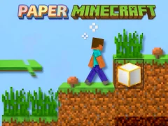 Xogo Minecraft de papel en liña