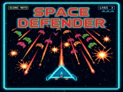 Xogo Space Defender en liña