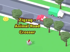 Xogo Camiño dos animais en zigzag en liña