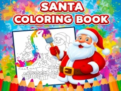 Xogo Libro para colorear Papá Noel en liña