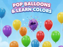 Xogo Pop globos e aprender cores en liña