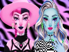 Xogo Maquillaxe de fantasía Monsterella en liña Xogo Maquillaxe de fantasía Monsterella en liña