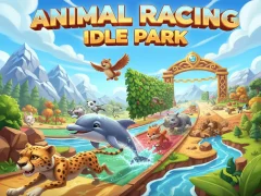 Xogo Animal Racing Idle Park en liña