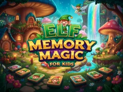 Xogo Elf Memory Magic para nenos en liña