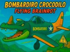Xogo Bombardiro Crocodilo Flying Brainrot en liña