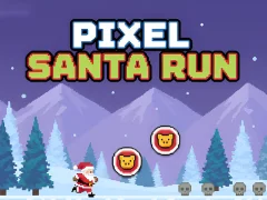 Xogo Pixel Santa Run en liña