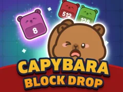 Xogo Caída de bloque Capybara en liña