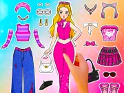 Xogo Diario de boneca de papel: vestir bricolaxe en liña