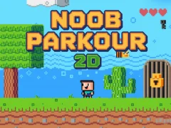 Xogo Noob Parkour 2D en liña