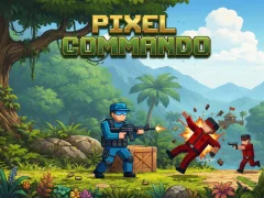 Xogo Pixel Commando en liña