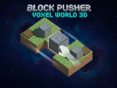 Xogo Block Pusher Voxel World 3D en liña