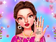 Xogo Deseño de manicura de primavera de famosos en liña